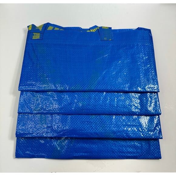 IKEA Blue large bags set of 4 NWT Ikea Frakta Shopping Bag  Home organiz… - Picture 10 of 12